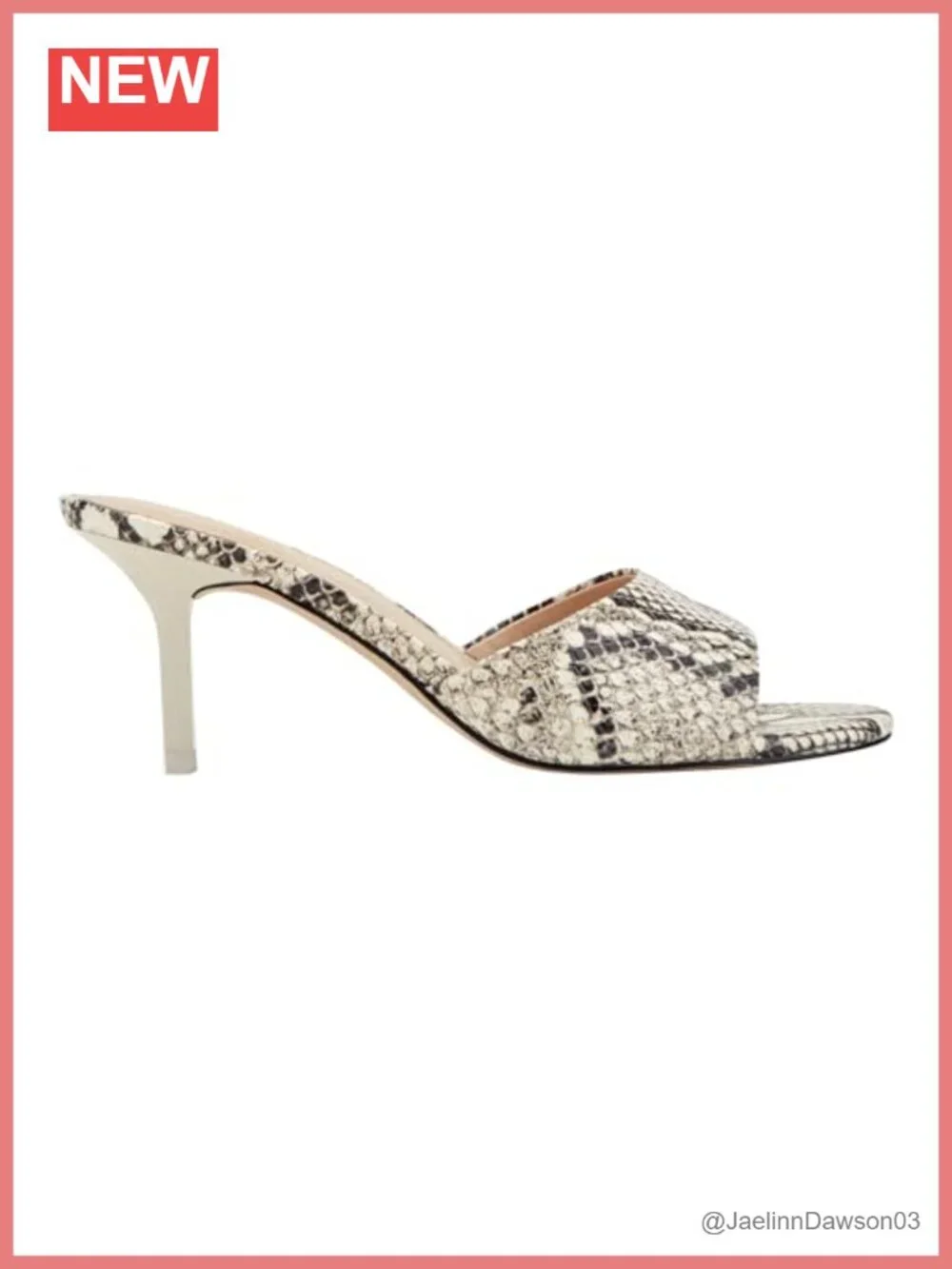 Marc Fisher LTD Finny Heeled Sandals Leather Stiletto Slip-On Dress Sandals